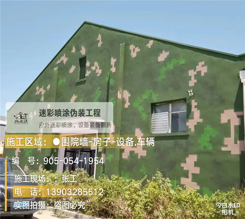 怀化外墙数码迷彩漆施工报价清单（100㎡标准墙面测算）